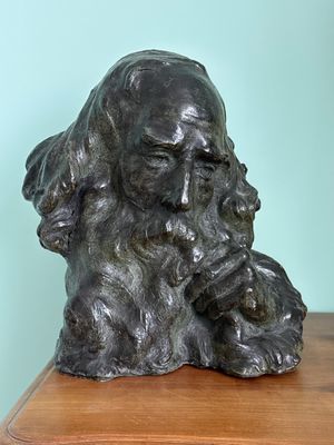 MAX CLAUDET (1840-1893) Homme barbu.