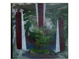 a picture of a painting of a plant in a vase
