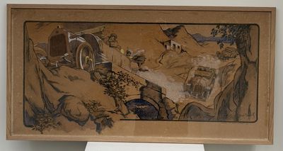 a picture of a picture of a painting on the wall