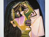 une image représentant un tableau d'une femme au visage vert