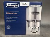 packaging of delongh delica style coffee maker in box