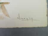 a picture of a bird that is sitting on a piece of paper