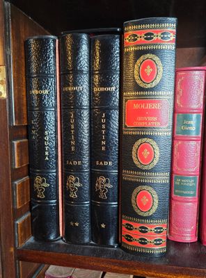 de nombreux livres qui se trouvent sur une étagère dans une boîte à livres