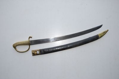 a pair of two swords, one with a gold handle and the other with a black handle