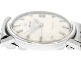 a silver watch with roman numerals on the face