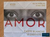an image of a poster with a picture of a woman ' s eyes