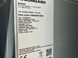 a close up of a refrigerator with a label on it