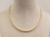 a white pearl necklace on a mannequin mannequin mannequin mannequin mannequin mannequin mannequin mannequin manne