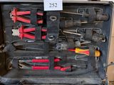 many tools in a case with a price tag on it