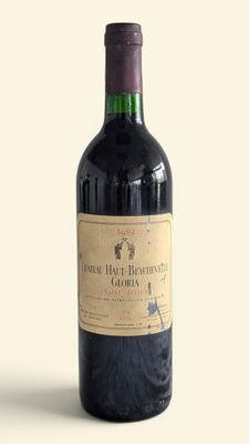 a bottle of wine that is sitting on a table