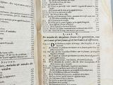 a book open with a list of things on it