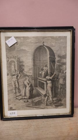 Gravure en grisaille
