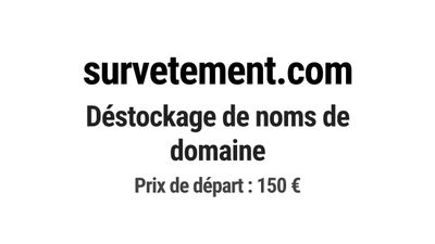 une photo en noir et blanc d'une pancarte sur laquelle on peut lire « survêtement, déstockage de non- »