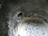 an image of a toilet bowl with a hole in it