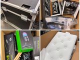 de nombreuses photos différentes représentant divers objets contenus dans une boîte