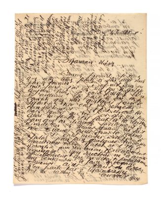 a piece of paper with handwriting written on it