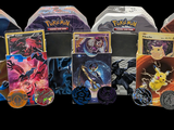 Il y a beaucoup de types différents de cartes Pokémon sur cette photo.
