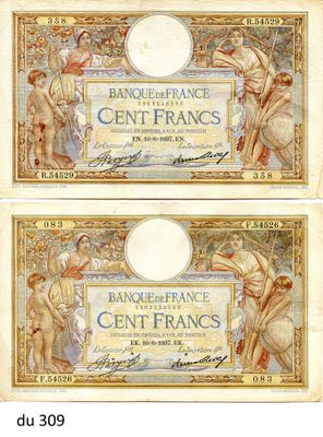 France. 100 Francs Merson (F. 24/16 x11).