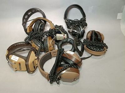 Réunion de 7 casques acoustiques années 70 : [KOSS] Référenc…