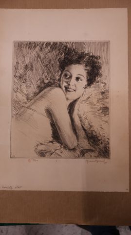 Lucien Henri GRANDGERARD (1880-1970). Pochette numérotée contenan...
