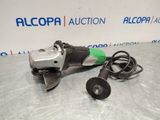 a corded sander sitting on top of a table next to a power cord