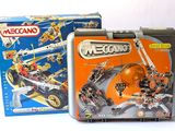 a box of legos and a tin lunch box