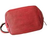 louis vuitton red epi leather cosmetic case
