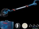 the bosch cordless sander is being used to remove sand from the floor