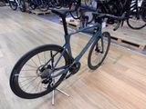 a bike that is sitting on a stand in a store