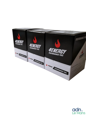 three boxes of energy products are stacked on top of each other