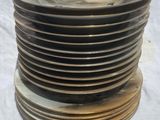 a lot of plates stacked on top of each other