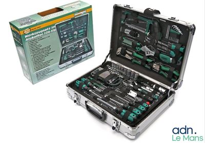 a tool kit that is sitting in a case