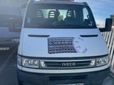 a white truck with a sticker on the front of it