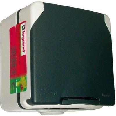 468 / LEGRAND - Prise Plexo - Gris - Prise électrique …