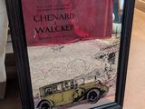 a picture of a picture of a car in a picture frame