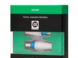 packaging of a pair of ear buds in a box on a white background