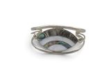 a close up of a silver ring with abana abana abana abana abana abana aba