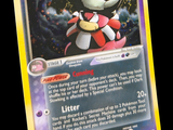 gros plan d'une carte pokemon sur fond noir