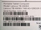 a label on the back of a laptop computer