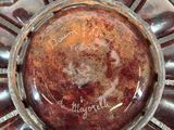a close up of a decorative vase with a decorative design on it