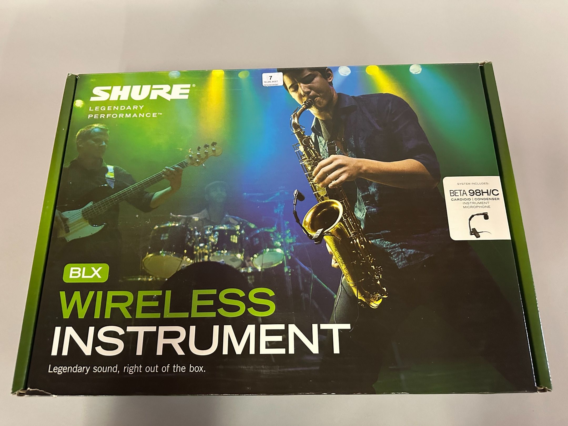 Système de microphone sans fil SHURE mod BLX WIRELESS INSTRU…