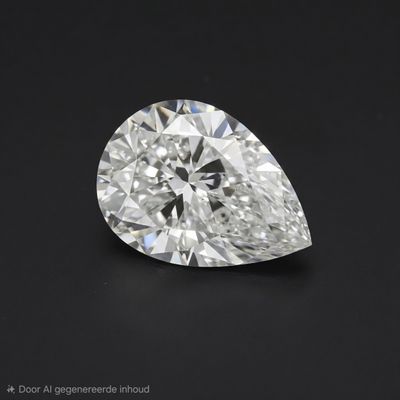 Diamant de 4.04 ct Taille Poire de 4,04 ct Couleur : J Puret…
