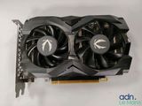 a close up of a video card with two fans on it