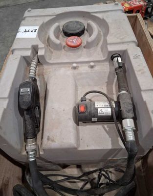 Cuve à carburant 200 litres CEMO avec pompe (Lot vendu TVA R… - Photo 1