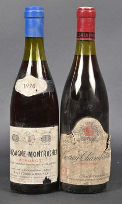 BOURGOGNE - Ensemble de deux bouteilles composé de : 1 boute…