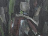 an image of a painting of a vase on a table