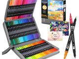 a box of colored pencils and a box of colored pencils