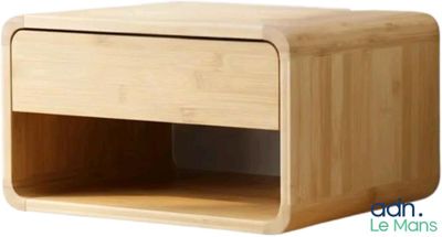 an image of a close up of a wooden table with a drawer