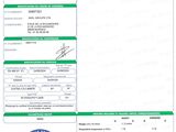 a close up of a document with a picture of a person on it
