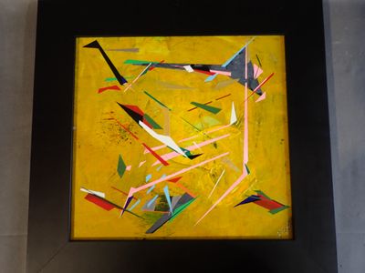 Philippe SOUBIES (1956), ''Composition Tomoyesque'', acryliq…